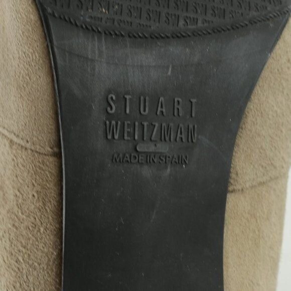 Stuart Weitzman Highland Women's Size 6.5 Taupe Over The Knee Heeled Boots - Picture 10 of 11